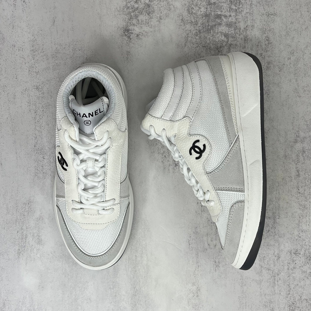 Chanel 22P High-Top "White-Grey"