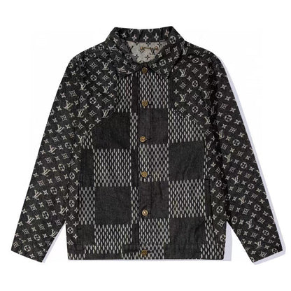 Louis Vuitton x Nigo Giant Damier Waves MNGM Denim Jacket