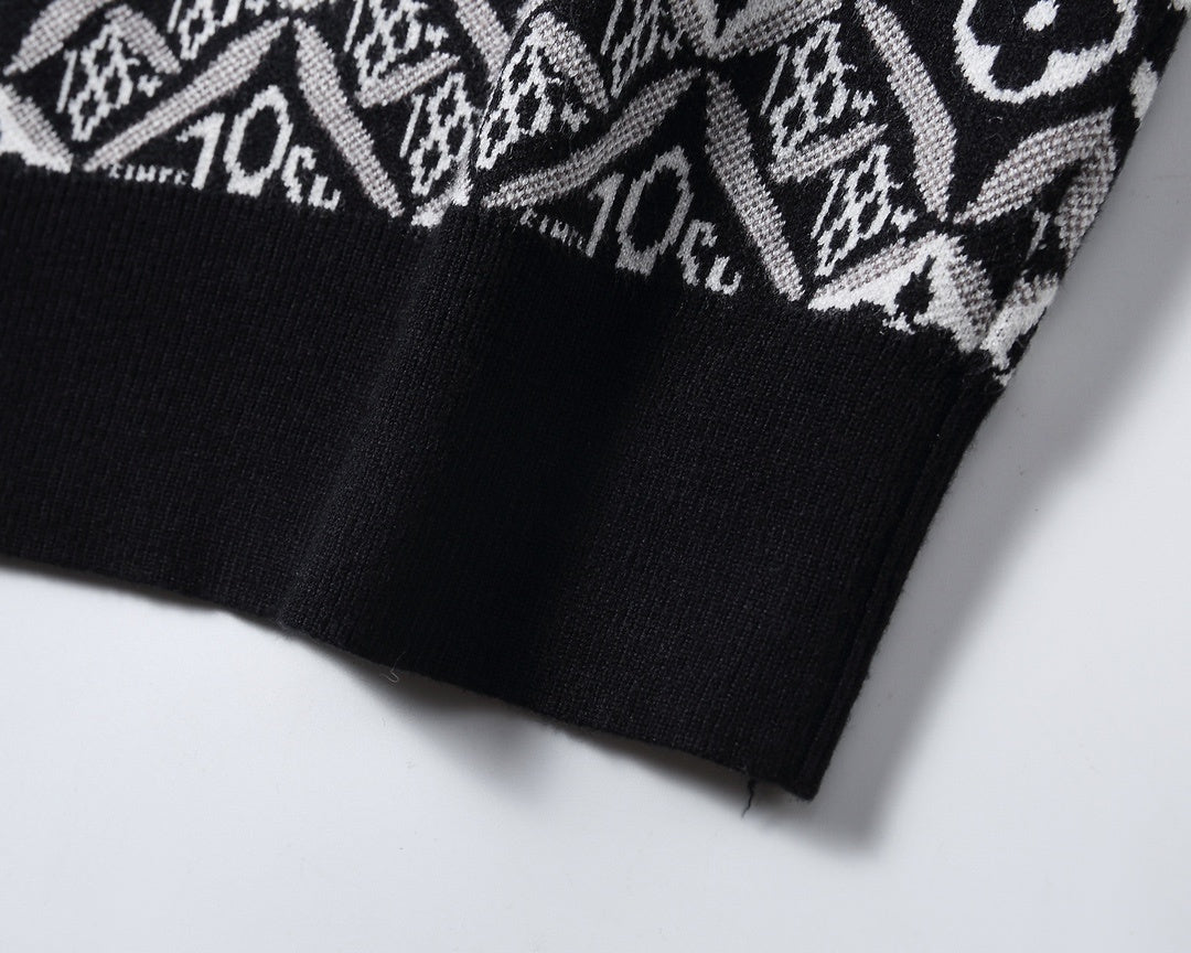 Louis Vuitton Sweater "Black-White Monogram"