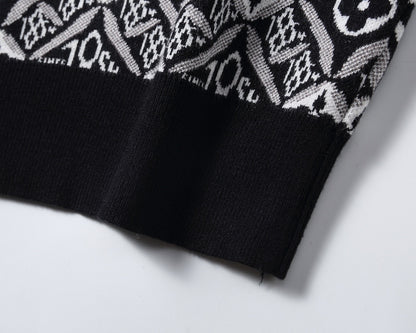 Louis Vuitton Sweater "Black-White Monogram"