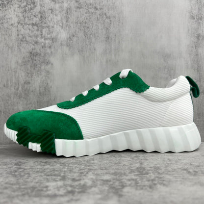 Hermes Bouncing Sneakers "White-Green"