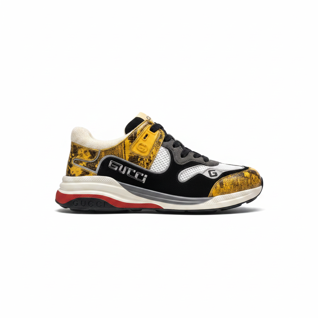 Gucci Ultrapace "Yellow Tejus Printed"