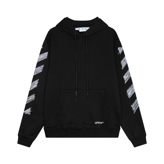 Off-White Scribble Diag Boxy Hoodie "Black"