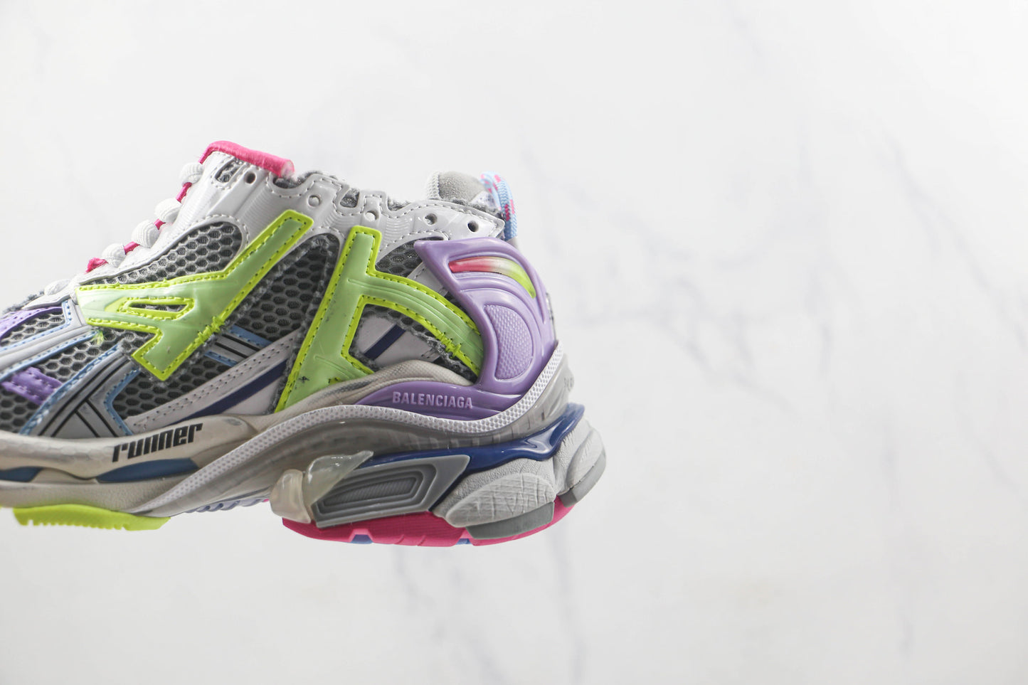 Balenciaga Runner "Light grey-Purple-Yellow"
