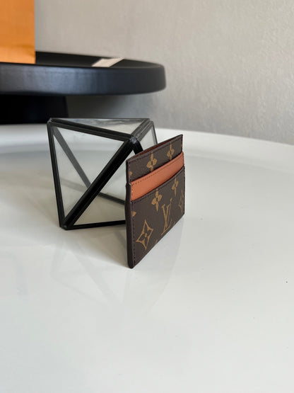 Louis Vuitton Double Card Holder "Monogram Eclipse Canvas"