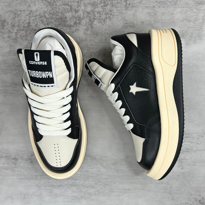 Rick Owens x Converse TURBOWPN Low "Black-White"