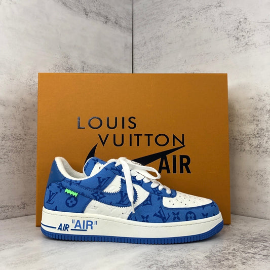Louis Vuitton x Nike Air Force 1 "Blue-White"