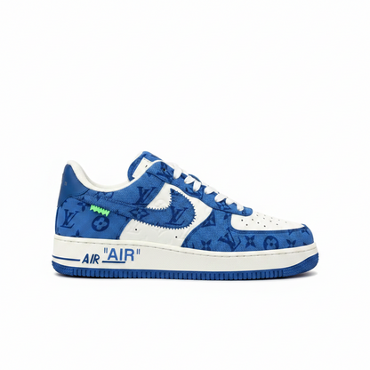 Louis Vuitton x Nike Air Force 1 "Blue-White"