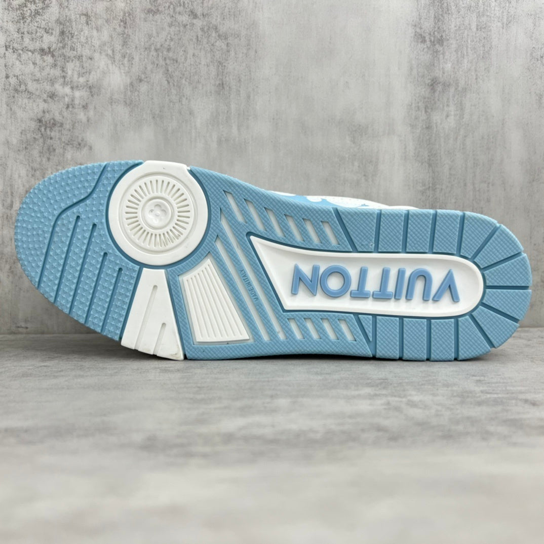 Louis Vuitton x Yayoi Kusama Trainers "Blue-White"