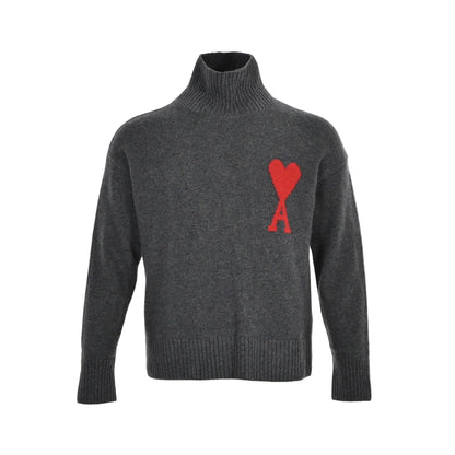 Ami Paris Ami De Coeur Sweater "Grey"