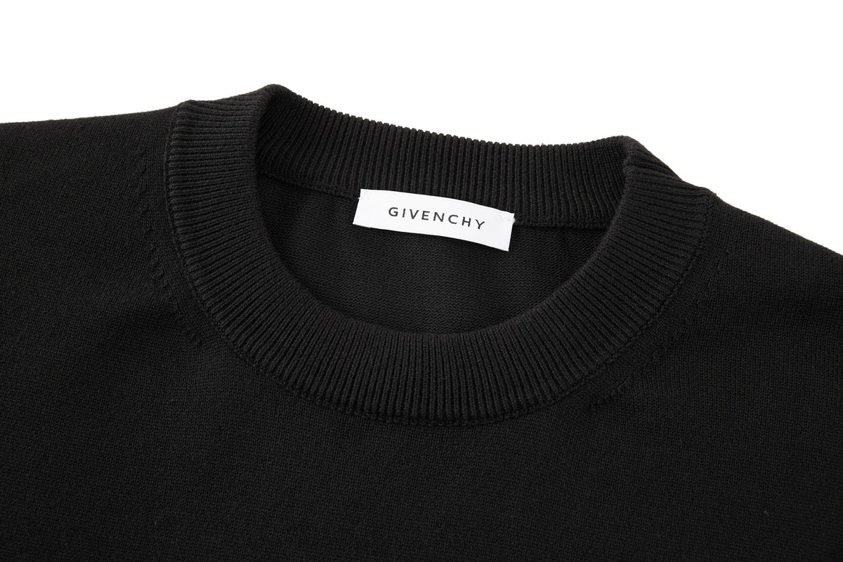 Givenchy Couture Seam Knit Sweater "Black"