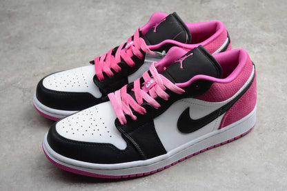 Air Jordan 1 Low "Black-Fuchsia"