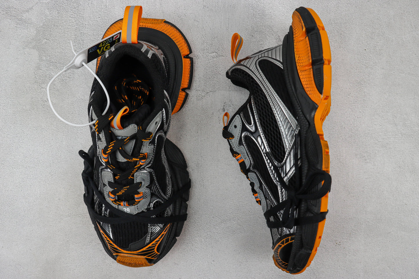 Balenciaga 3XL "Black-Silver-Orange"