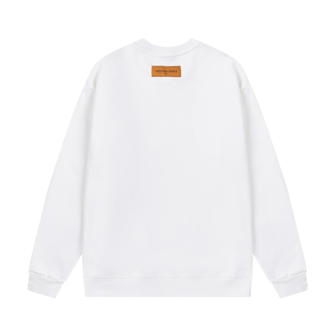 Louis Vuitton Sweatshirt "White-Pink"
