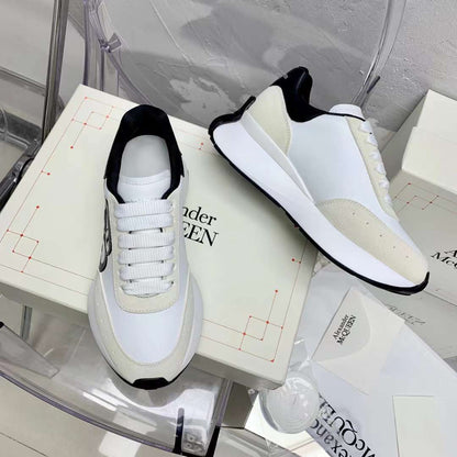 Alexander McQueen Sprint Runner "White-Beige-Black"