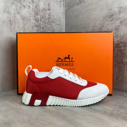 Hermes Bouncing Sneakers "Red-Grey"