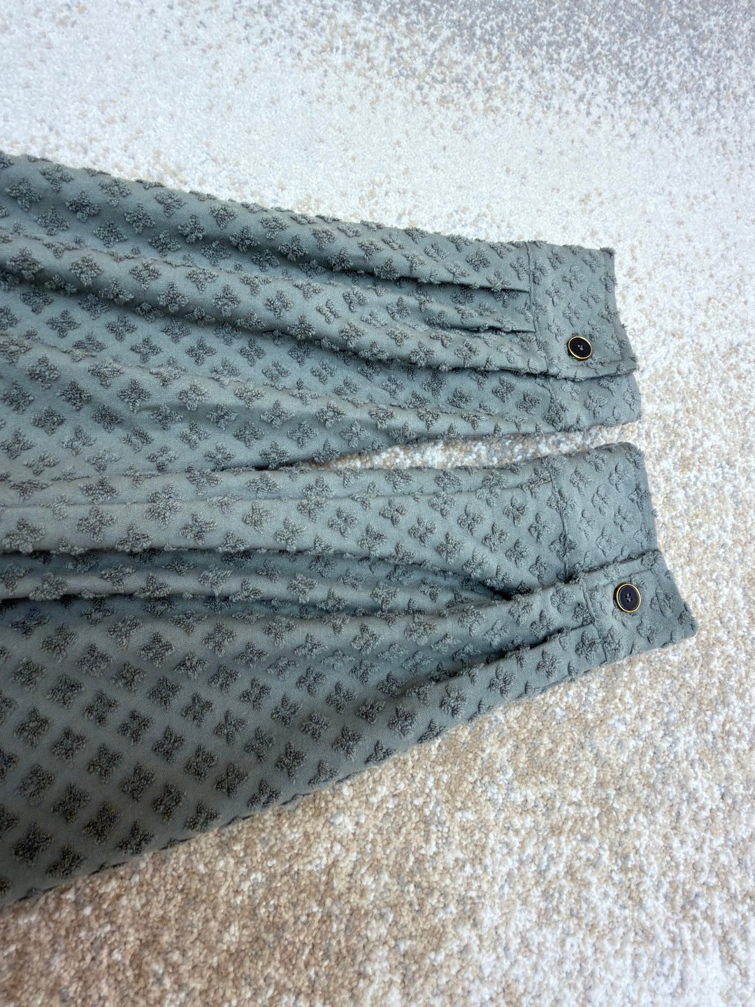 Louis Vuitton French Terry Jacquard Overshirt "New Sage"