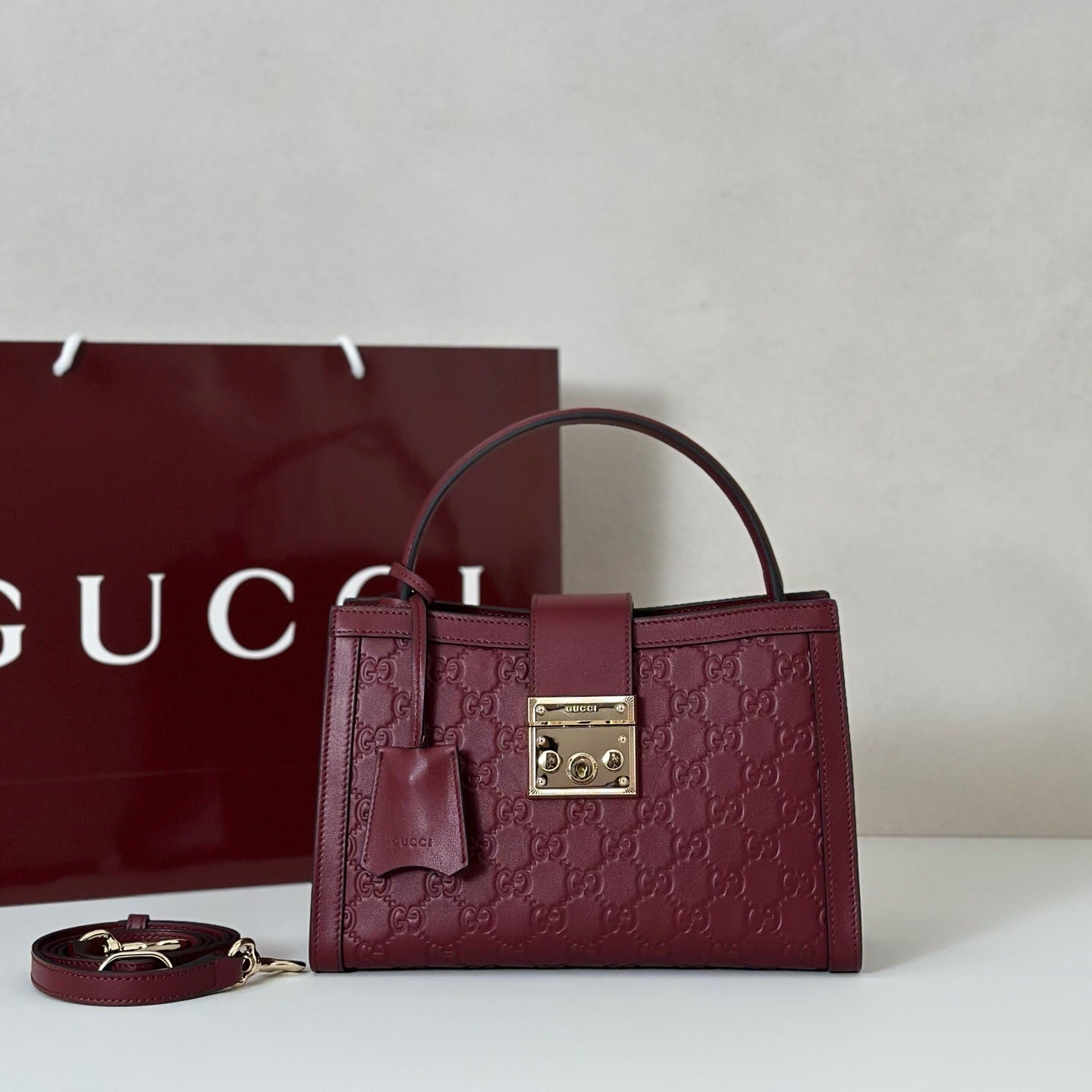 Gucci Padlock Medium Top Handle Bag