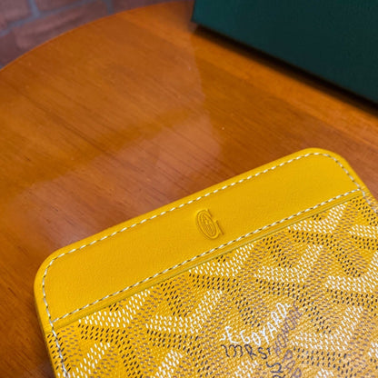 Goyard Matignon PM Wallet "Yellow"