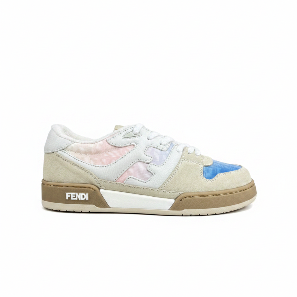Fendi Match "White-Beige-Blue"