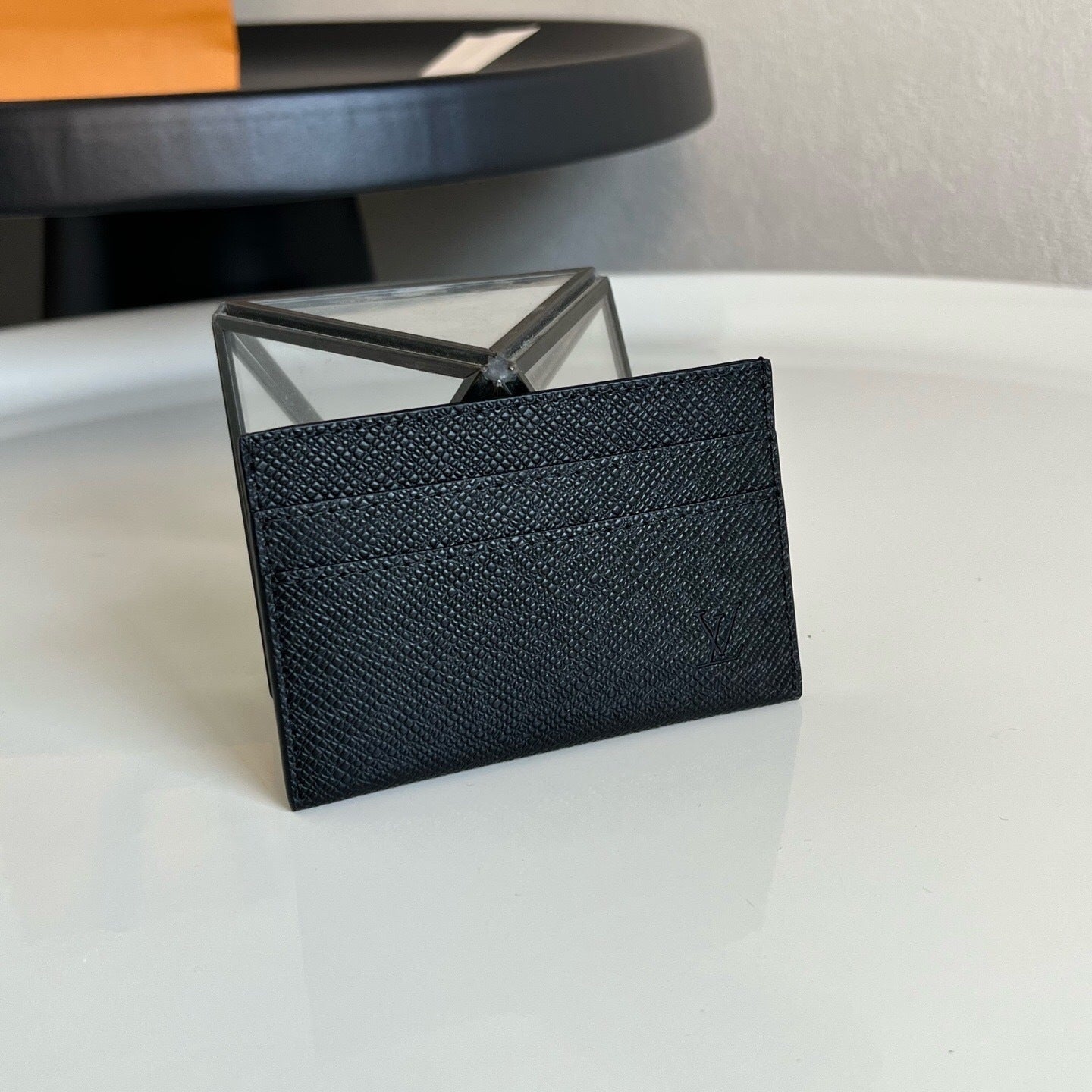 Louis Vuitton Double Card Holder "Taiga Leather"