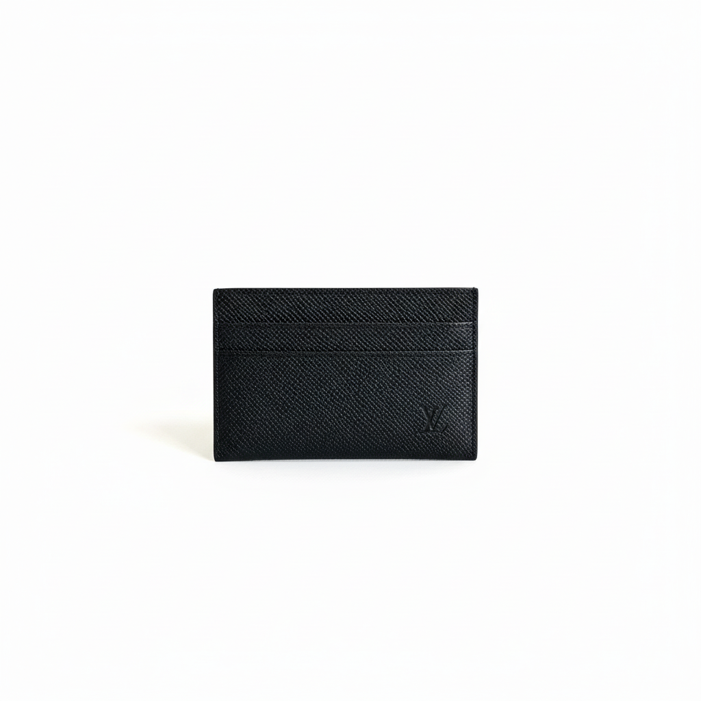 Louis Vuitton Double Card Holder "Taiga Leather"