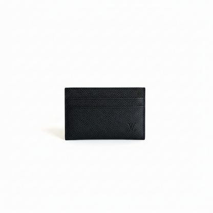 Louis Vuitton Double Card Holder "Taiga Leather"