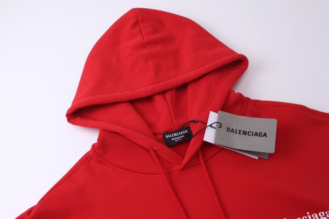 Balenciaga Political Campaign Hoodie "Red"