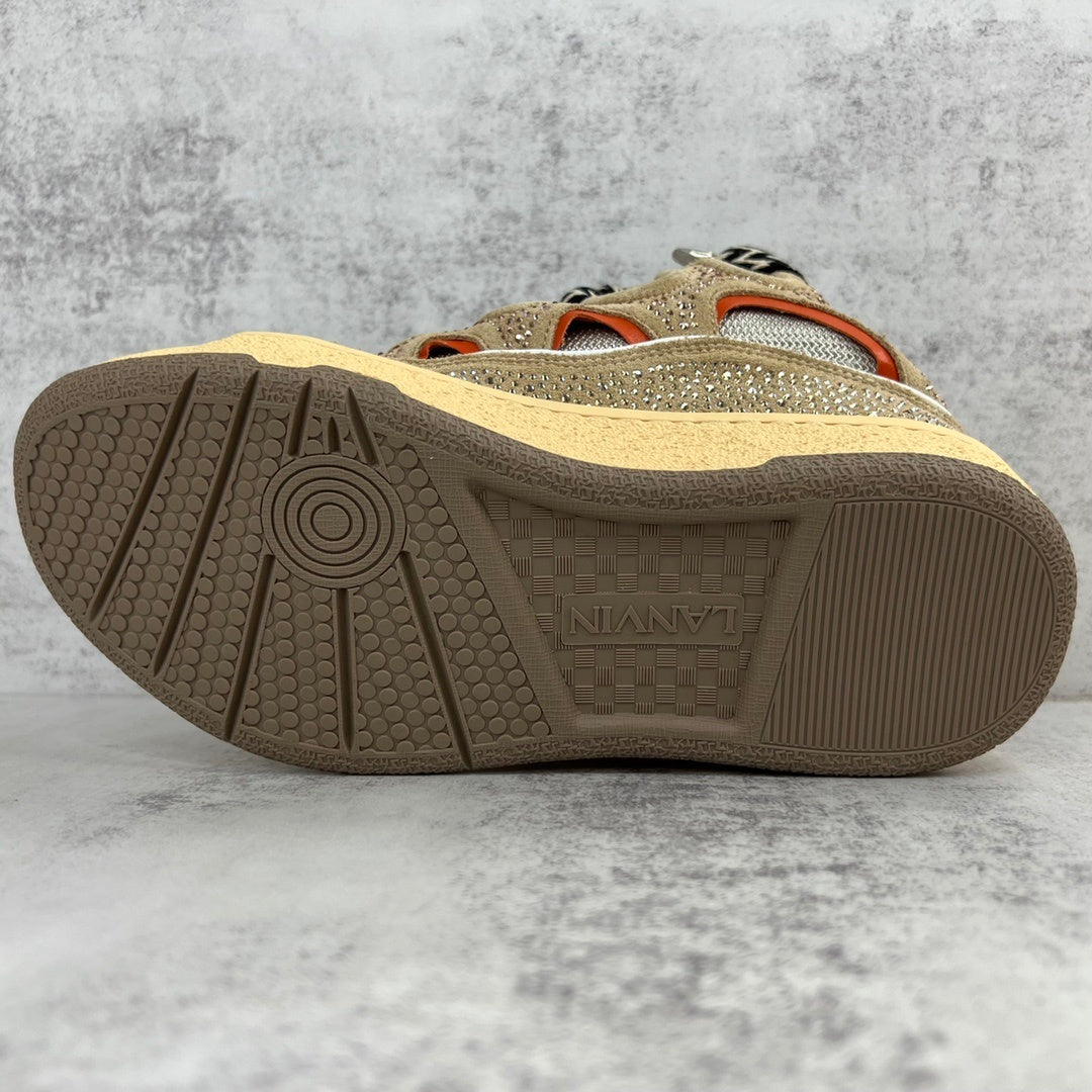 Lanvin Curb "Beige" Crystal