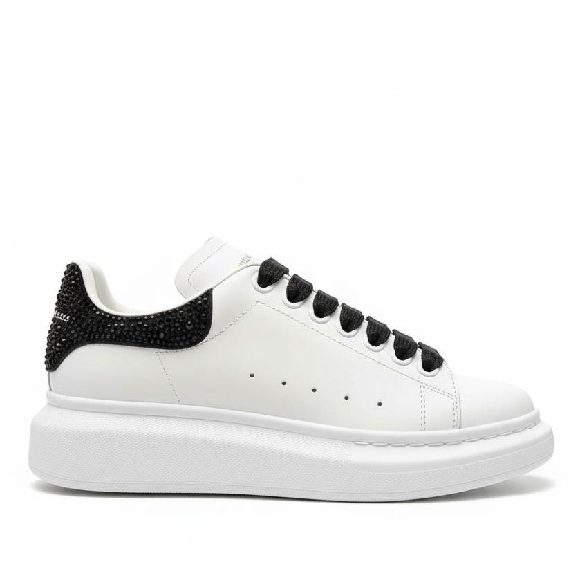 Alexander McQueen Oversized "White Black Crystal"