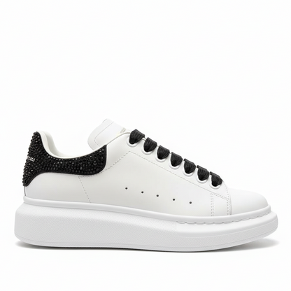 Alexander McQueen Oversized "White Black Crystal"