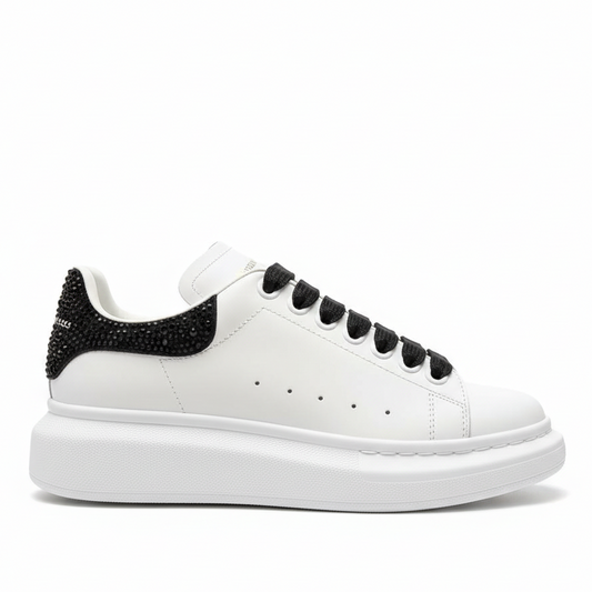 Alexander McQueen Oversized "White Black Crystal"