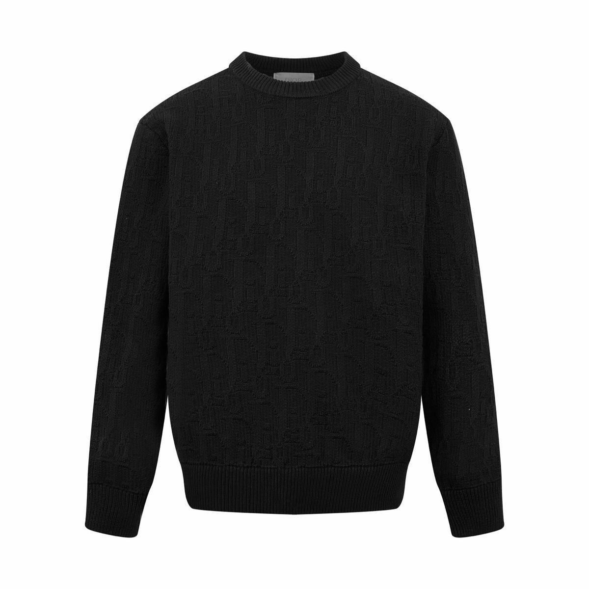 Dior Oblique Sweater "Black Cotton Blend Jersey"
