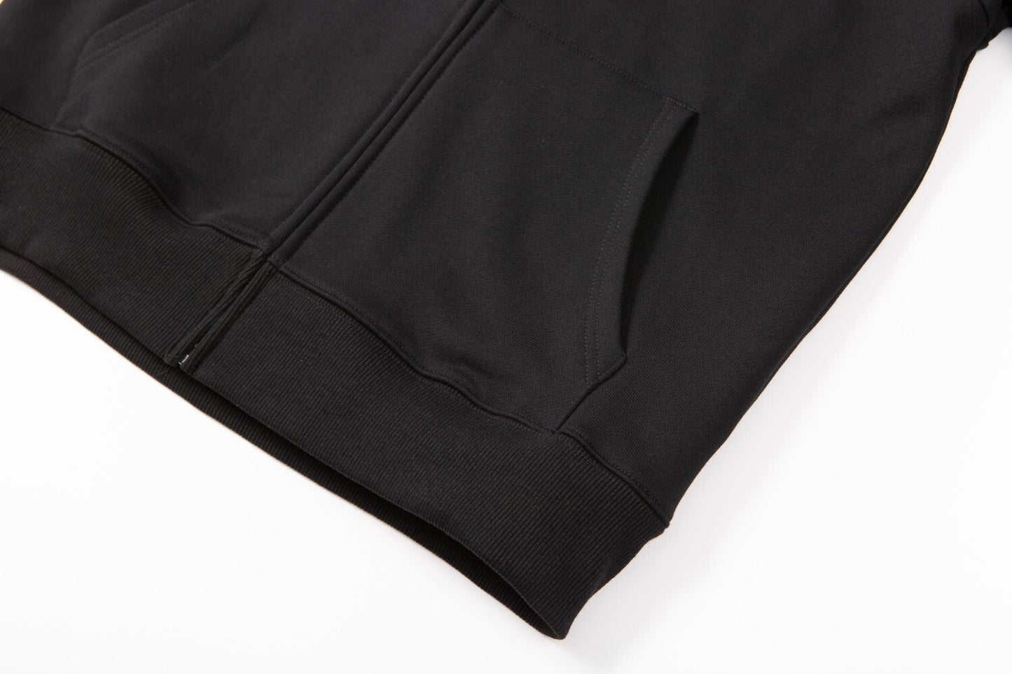 Gucci Zip-Up Hoodie "Black"