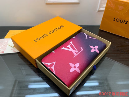Louis Vuitton Zippy Wallet "Midnight Fuschia"