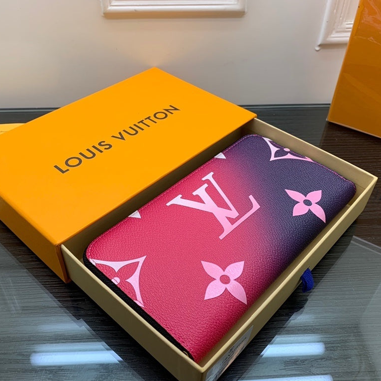 Louis Vuitton Zippy Wallet "Midnight Fuschia"