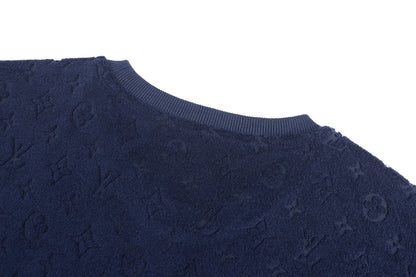 Louis Vuitton Monogram French Terry T-Shirt "Dark Navy"