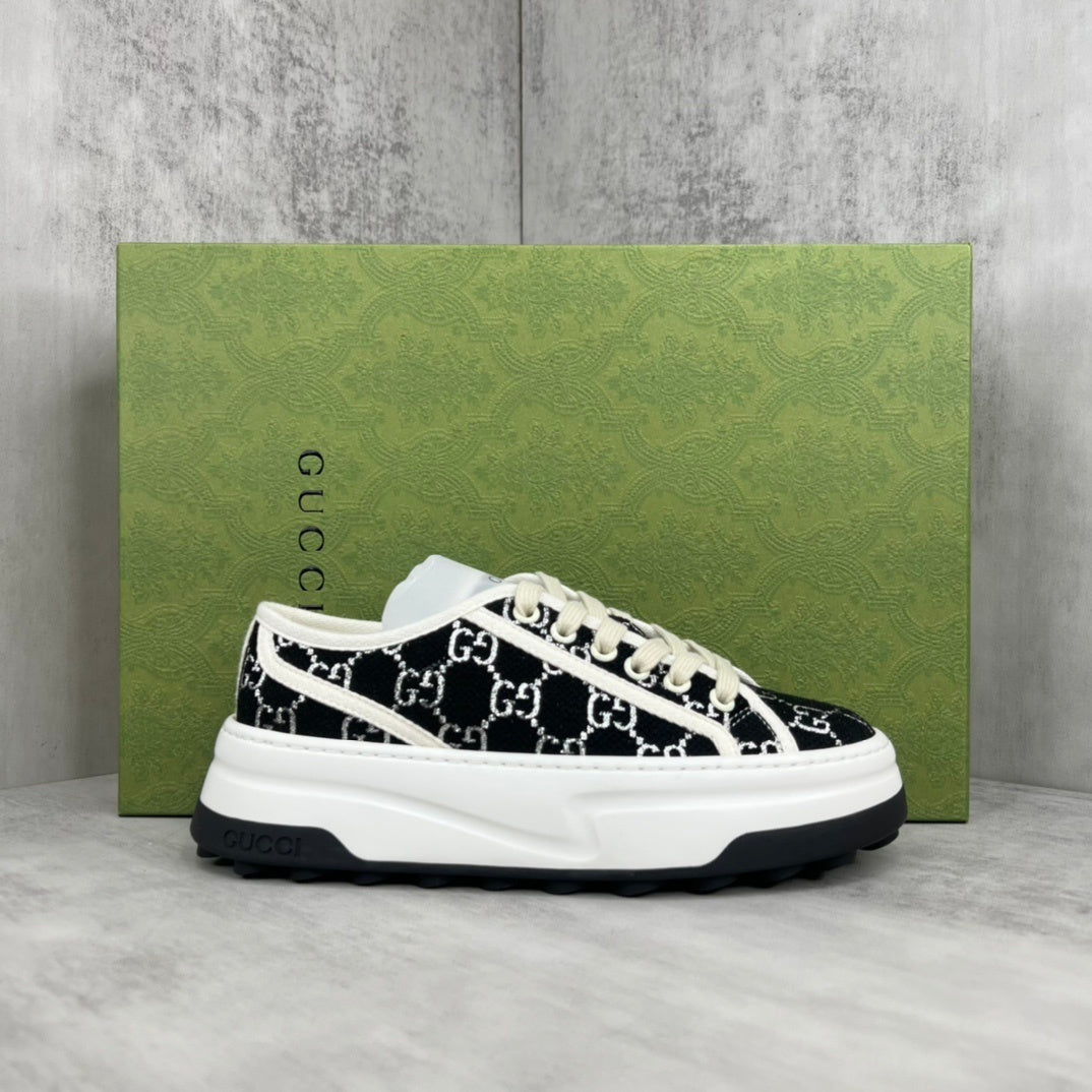 Gucci Tennis 1977 Low "Black-White Monogram"