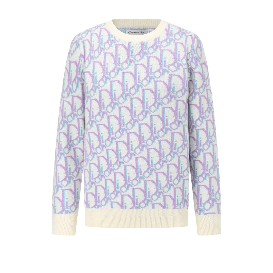 Diot Sweater "White-Purple-Blue"