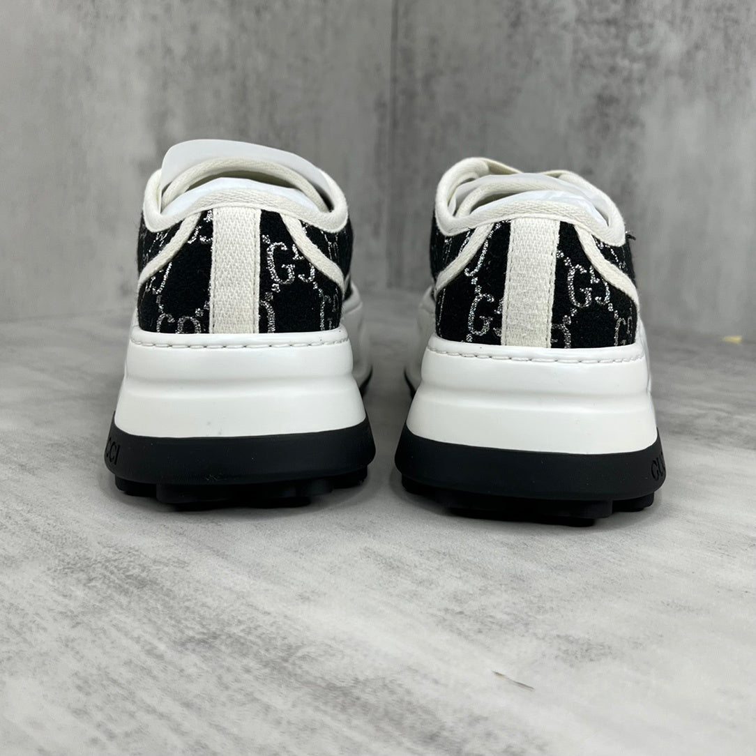 Gucci Tennis 1977 Low "Black-White Monogram"