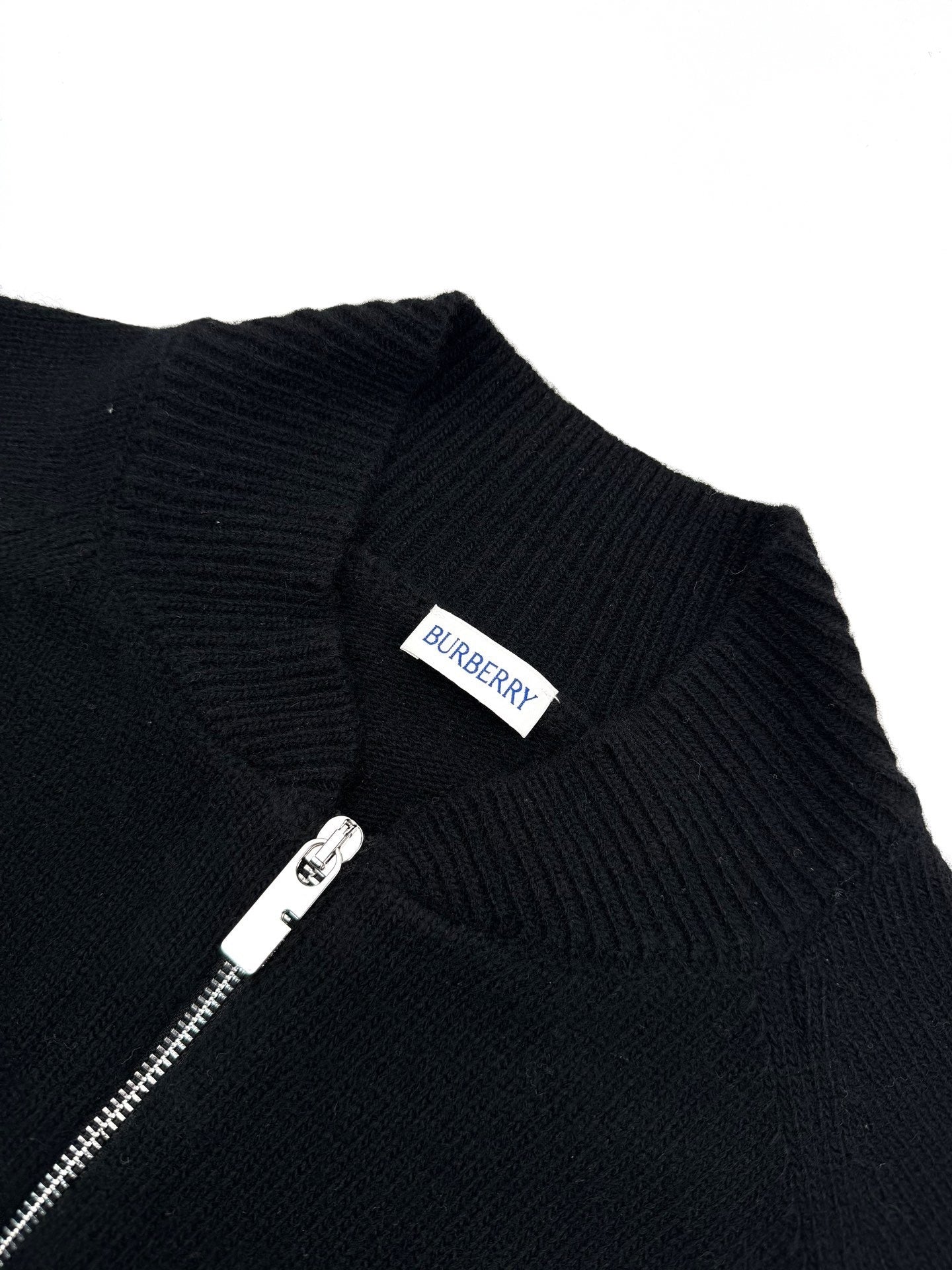 Burberry B Shield Wool Blend Bomber Jacket "Black"