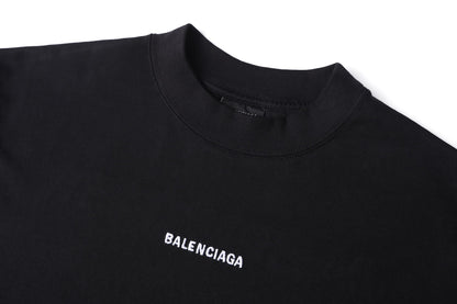 Balenciaga Back T-Shirt "Black-White"