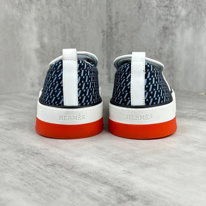 Hermes Gliss Slip-On "Black-Blue"