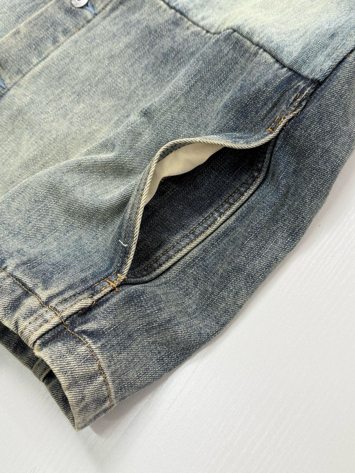 Dior Overshirt with Patchwork Effect "Blue Cotton Twill"