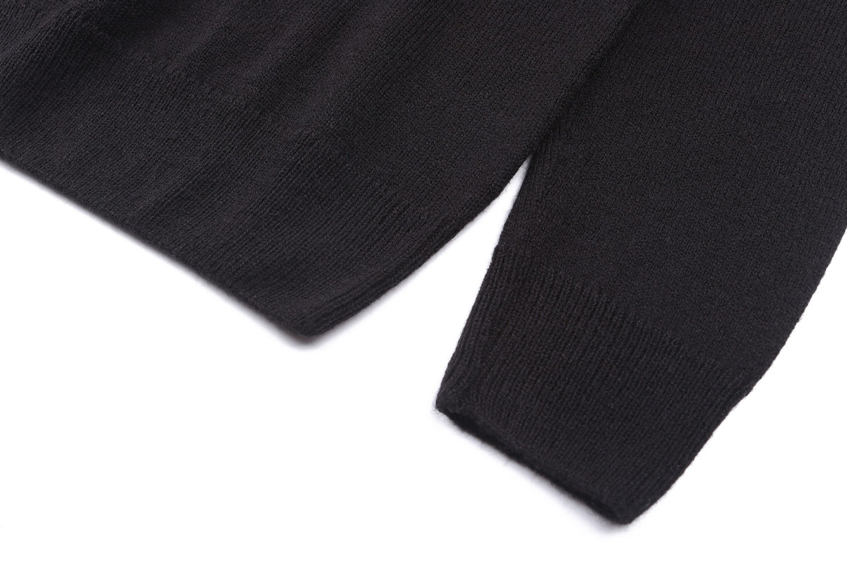 Dior Reverse Sweater "Black Wool-Cashmere Jacquard"