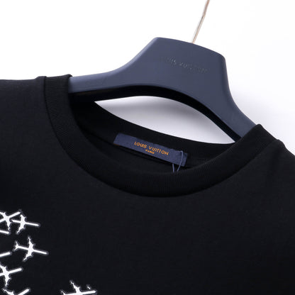 Louis Vuitton Planes Print T-Shirt "Black"