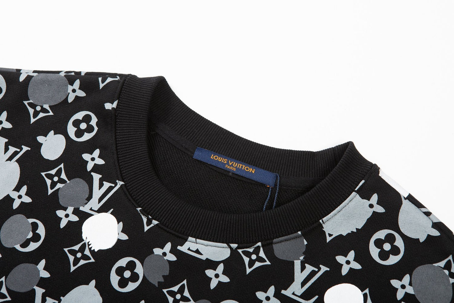 Louis Vuitton x Yayoi Kusama Infinity Dots Printed Sweatshirt "Black"