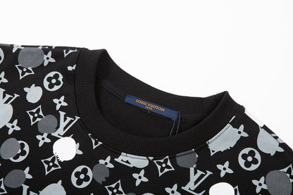 Louis Vuitton x Yayoi Kusama Infinity Dots Printed Sweatshirt "Black"