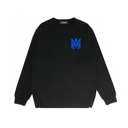 Amiri Core Logo Print Sweatshirt "Black-Blue"