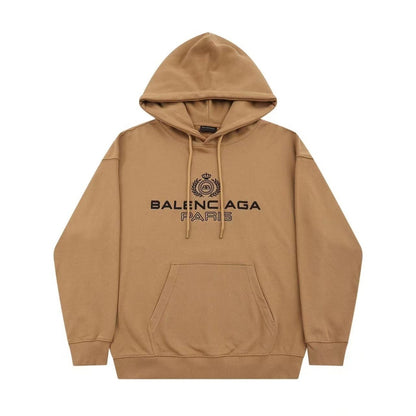 Balenciaga Paris Laurel Hoodie "Brown"